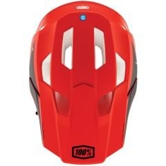 100% Trajecta Fullface Kask - Kırmızı/Siyah