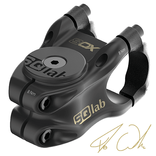 SQlab 8OX Fabio Wibmer Signature Collection - 31.8x35mm - Siyah/Altın