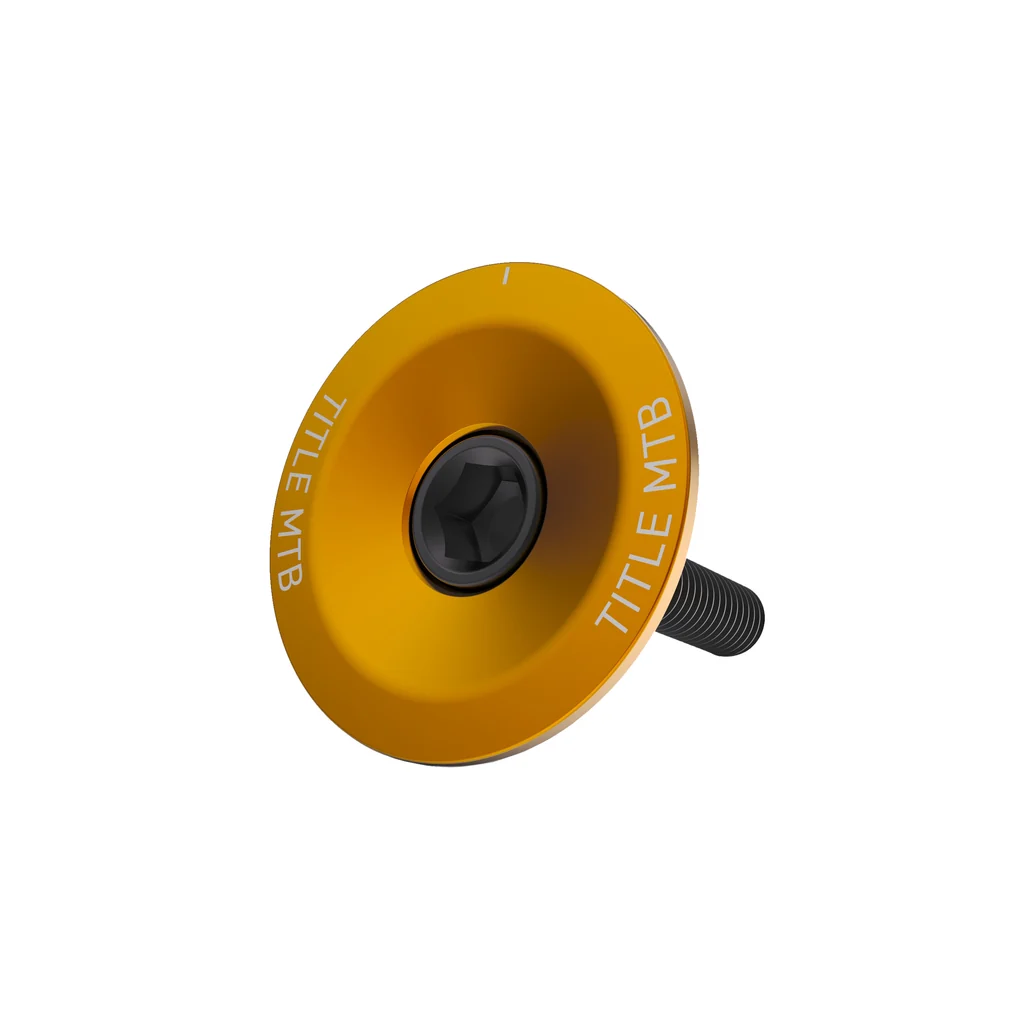 TITLE Headset Top Cap Furş Kapağı - Gold