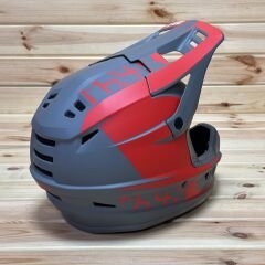 IXS Xact Evo Fullface Kask - Kırmızı/Graphite