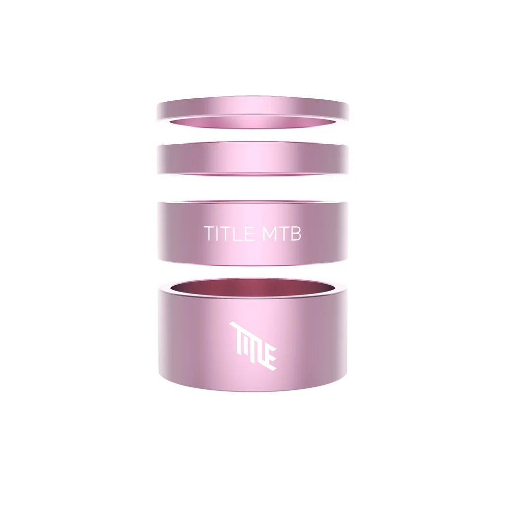 TITLE Headset Spacer Set - Pembe