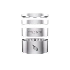 TITLE Headset Spacer Set - Chrome