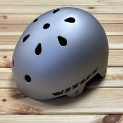 Vitus Noggin BMX/DJ Kask - Mat Gümüş