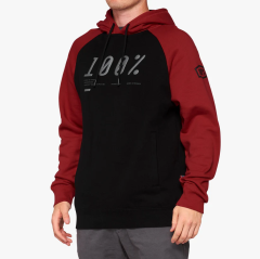 100% Barrage Pullover Sweatshirt - Siyah/Kırmızı