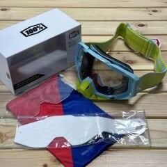 100% Racecraft Goggle Gözlük - Mirror Lens - Pinacles