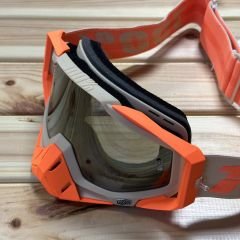 100% Racecraft Goggle Gözlük - Mirror Silver Lens - Sahara