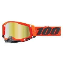 100% Racecraft 2 Goggle Gözlük - Mirror Gold Lens - Kerv