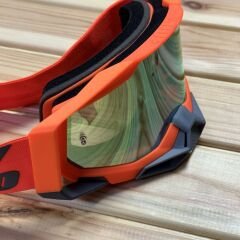 100% Racecraft 2 Goggle Gözlük - Mirror Gold Lens - Kerv