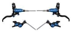 Hope EVO GR4 Fren Seti - Çelik Kablo - Mavi