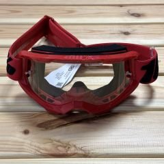 100% Strata 2 Goggle Gözlük - Clear Lens - Red