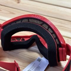 100% Strata 2 Goggle Gözlük - Clear Lens - Red