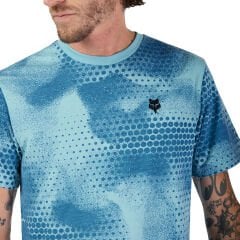 Fox Racing Aop Tech T-Shirt - Mavi