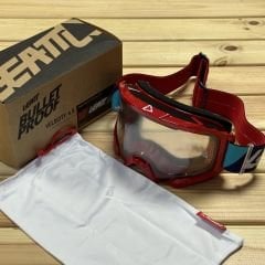 Leatt Velocity 4.5 Goggle Gözlük - Clear Lens - Red