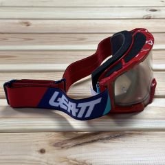 Leatt Velocity 4.5 Goggle Gözlük - Clear Lens - Red