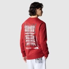 The North Face M SS24 Cooridnates Crew - Kırmızı