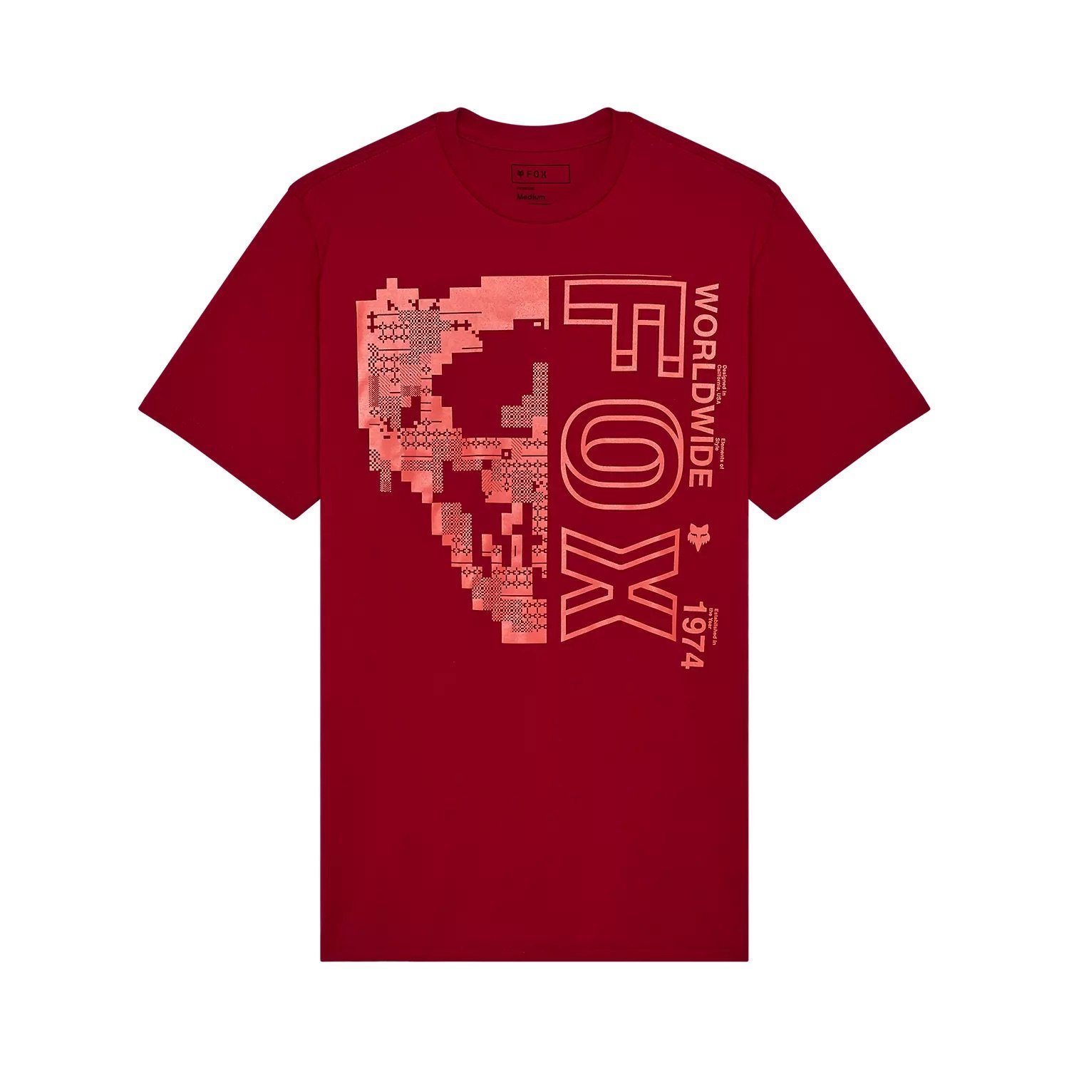 Fox Racing Image Skull Premium T-Shirt - Cardinal Red