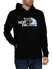 The North Face M Graphic Half Dome Hoodie - Siyah