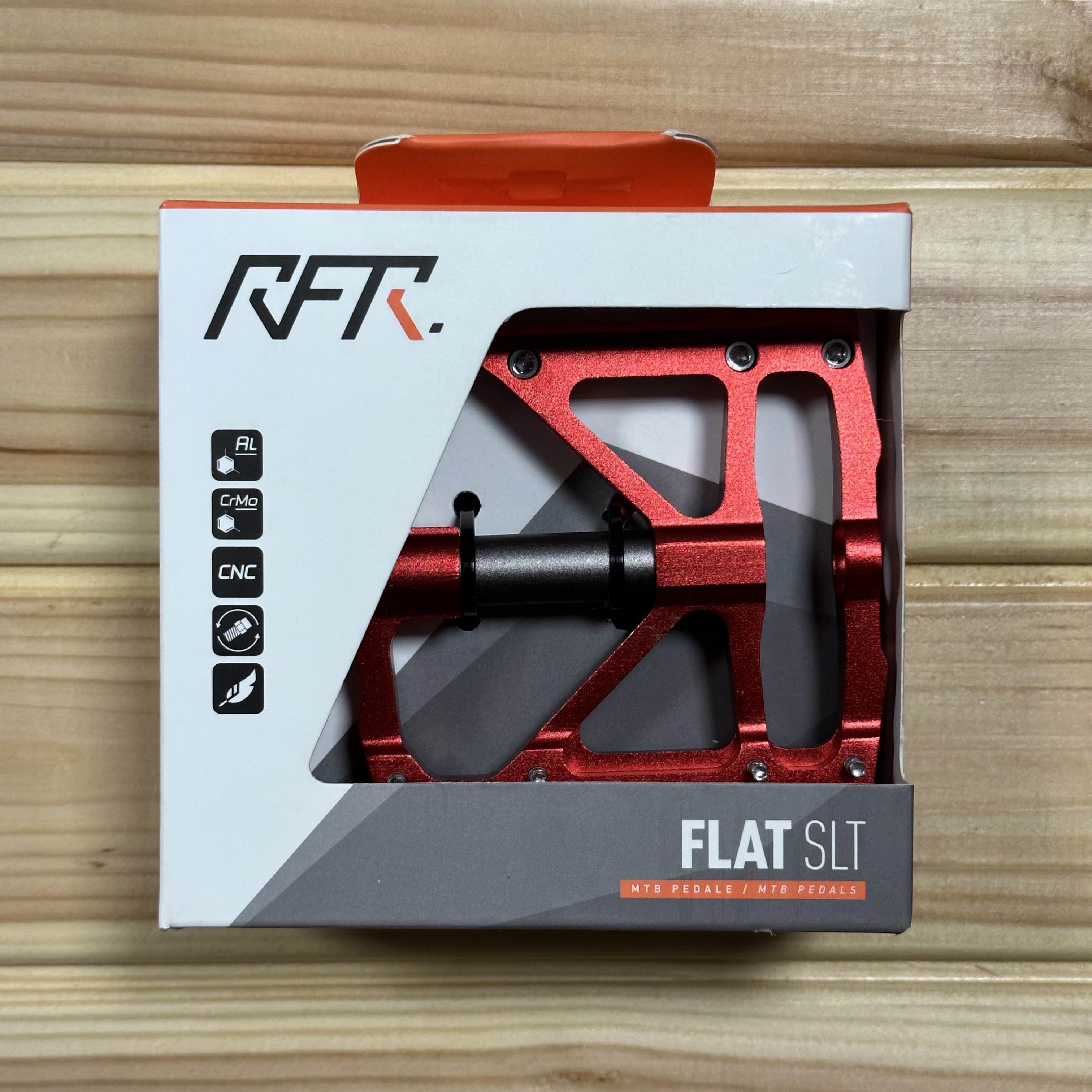 RFR Flat SLT Platform Pedal - Kırmızı