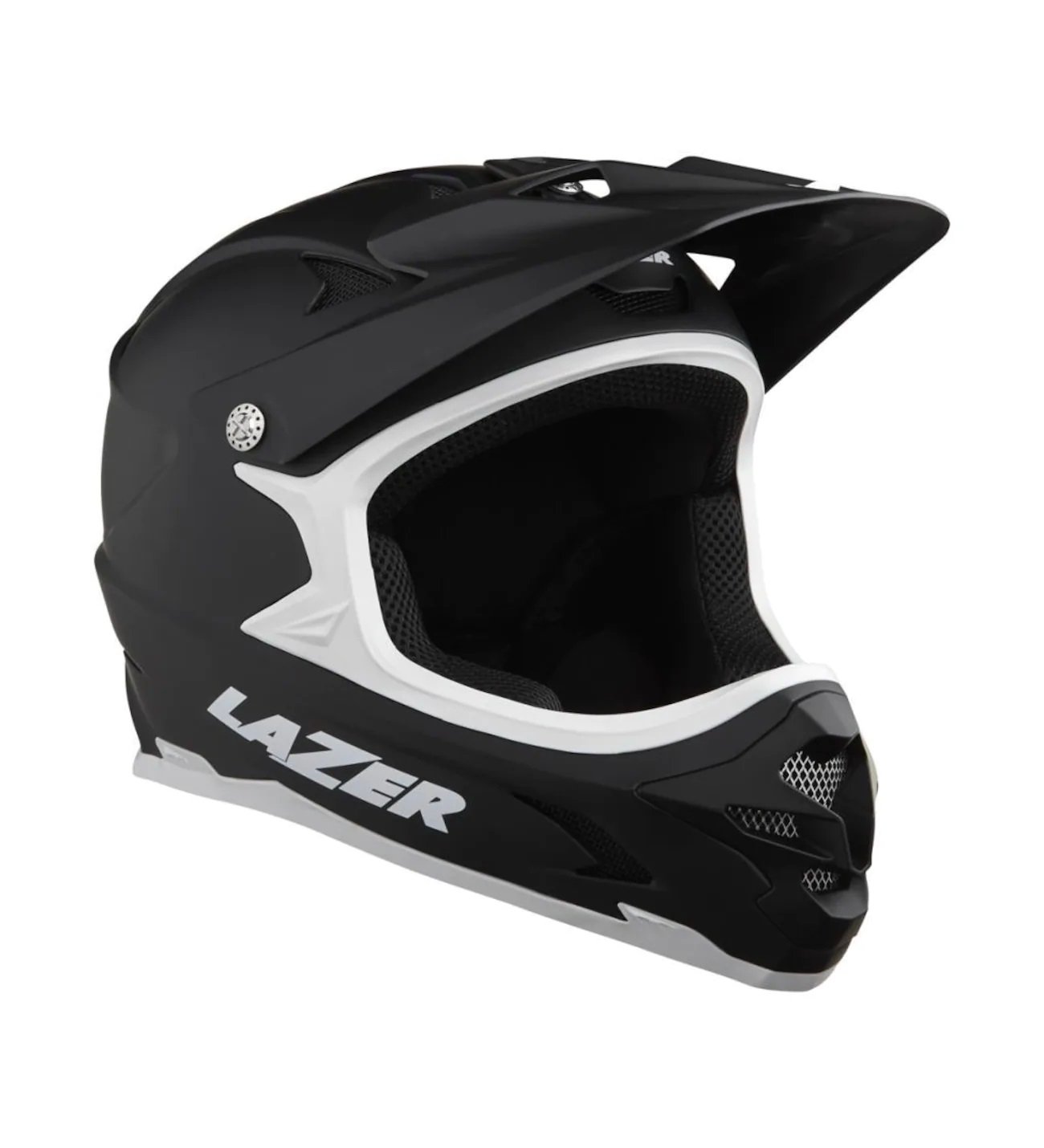 Lazer Phoenix+ Fullface Kask - Mat Siyah/Beyaz