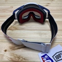 100% Racecraft Goggle Mirror Bibal White Gözlük