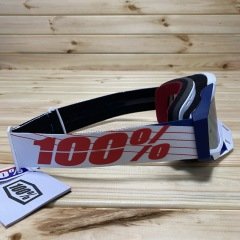 100% Racecraft Goggle Mirror Bibal White Gözlük