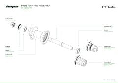 Hope Pro 5 DH Arka Göbek - 12x150 32H XD Gümüş