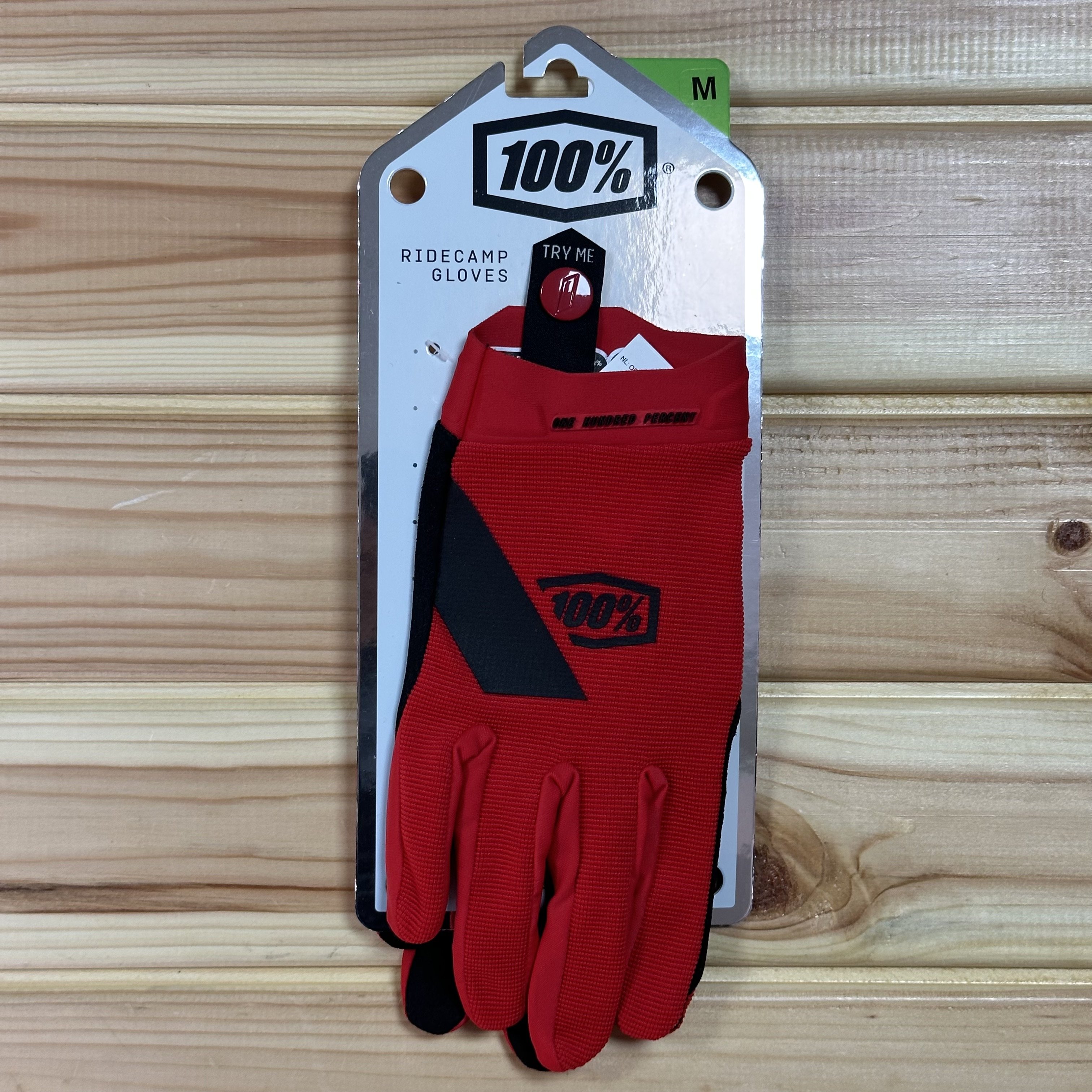 100% Ridecamp Eldiven - Kırmızı