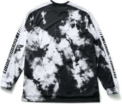 Loose Riders Retro Tie Dye Uzun Kol Forma - Siyah/Beyaz