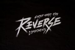 Reverse Shred Hard Tshirt - Siyah/Beyaz