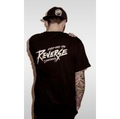 Reverse Shred Hard Tshirt - Siyah/Beyaz