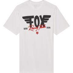 Fox Racing Winged Premium T-Shirt - Optic White