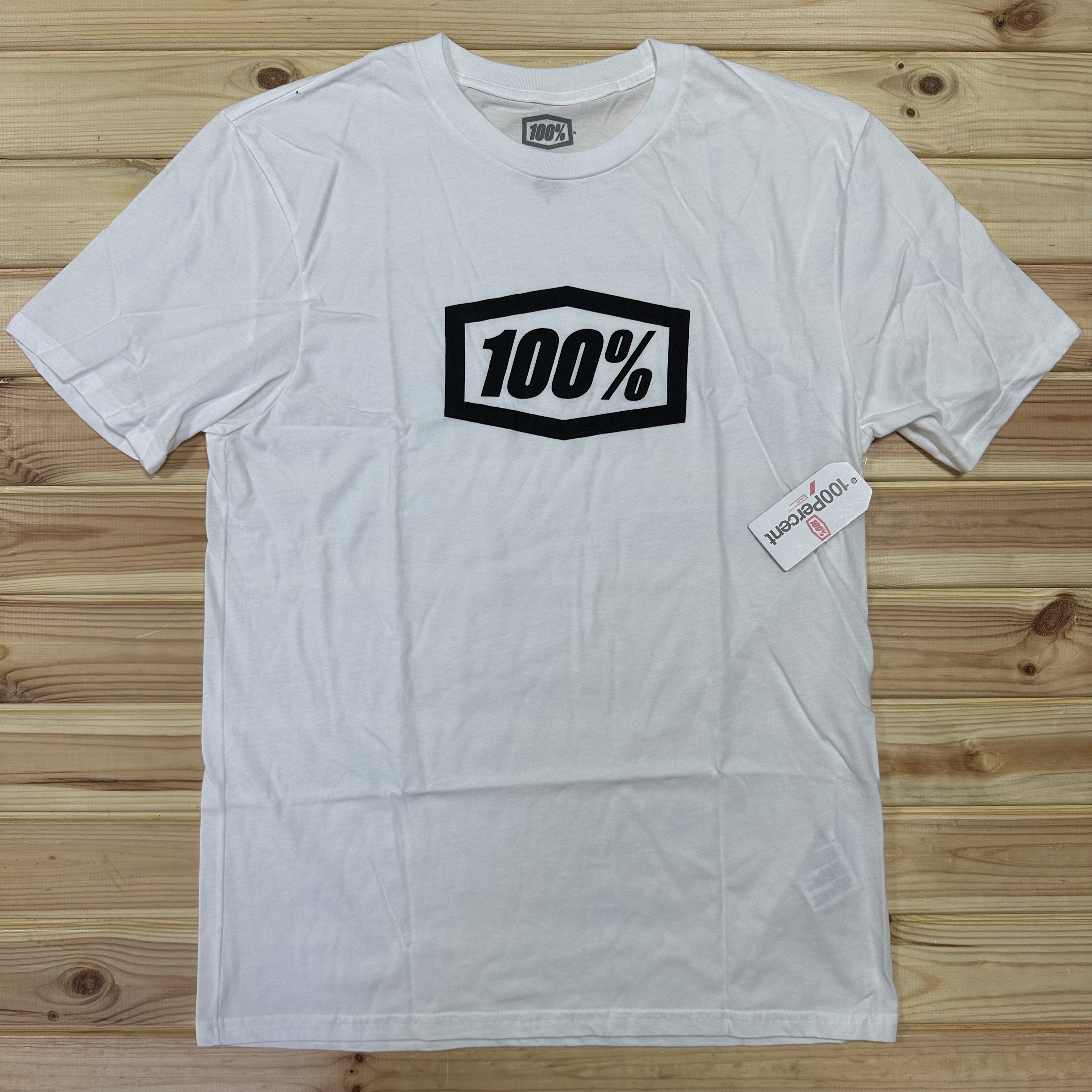 100% Essential Tshirt - Beyaz