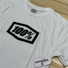 100% Essential Tshirt - Beyaz