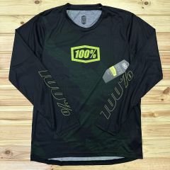 100% Airmatic LE Jersey Uzun Kol Forma - Siyah Camo