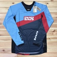 IXS Race 7.1 Uzun Kol Forma - Mavi/Kırmızı