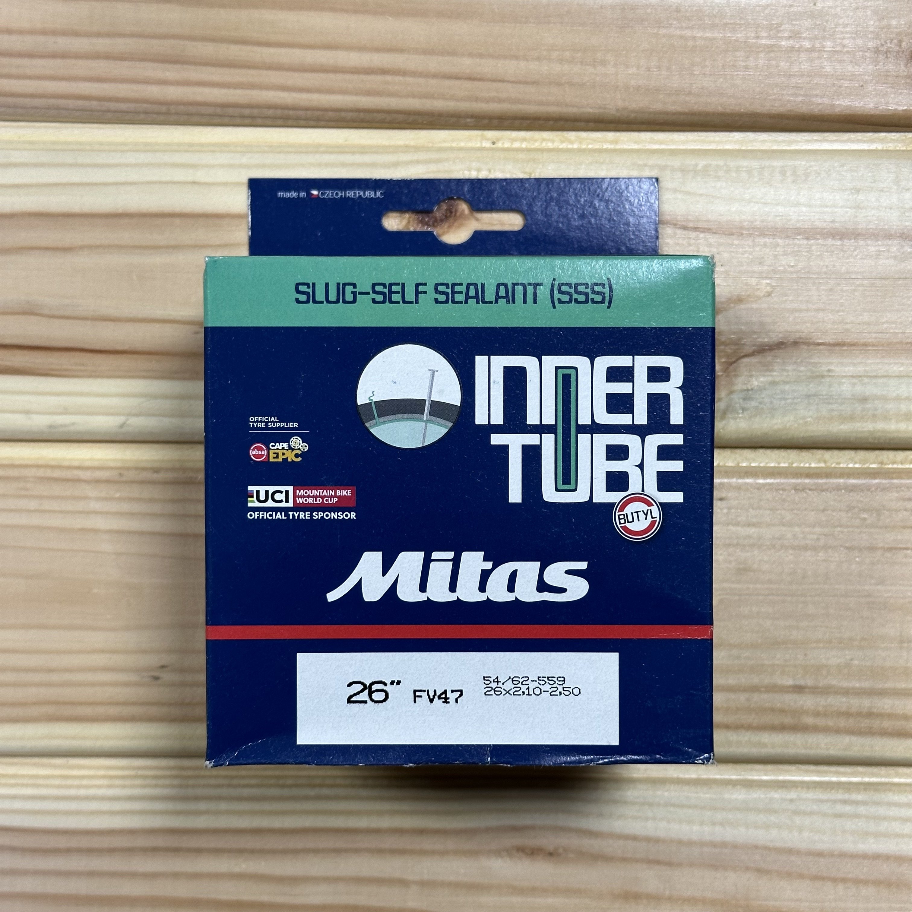 Mitas 26x2.10-2x50 Slug-Self Sealant FV47 İç Lastik