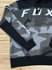 Fox BNKR PO Kapüşonlu Polar - Siyah/Camo