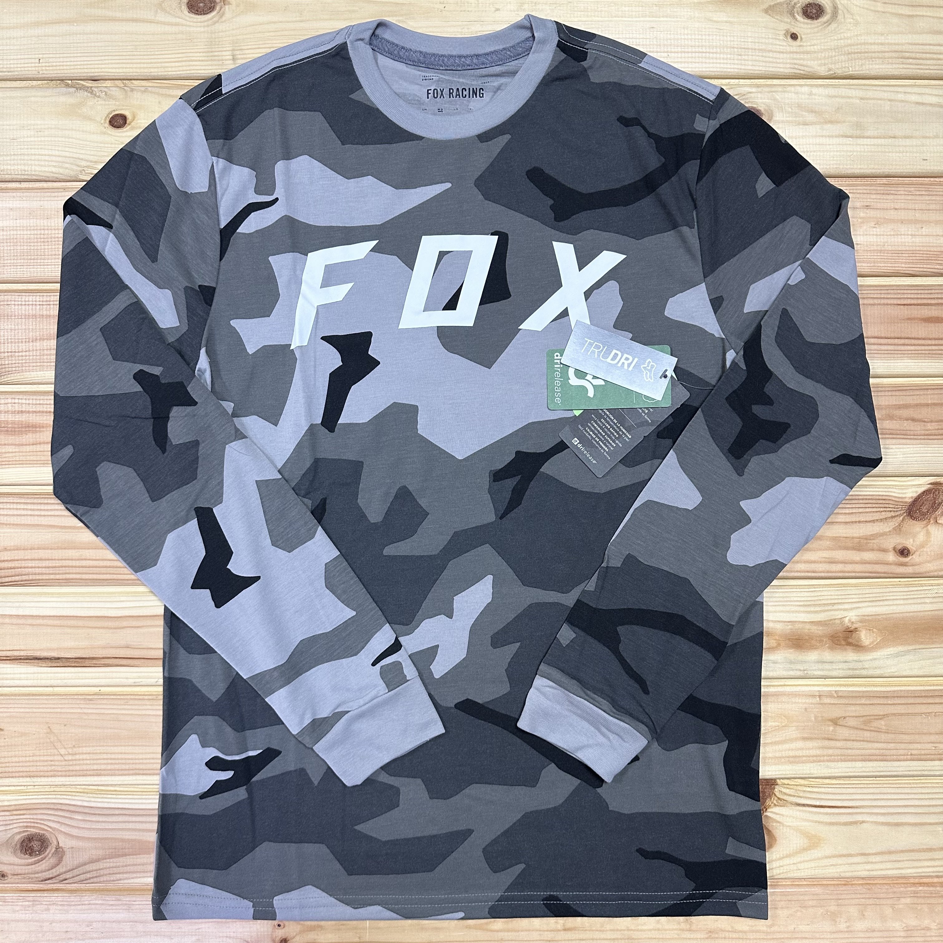 Fox BNKR LS Tshirt - Siyah/Camo