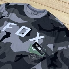 Fox BNKR LS Tshirt - Siyah/Camo