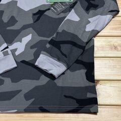 Fox BNKR LS Tshirt - Siyah/Camo