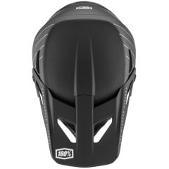 100% Status DH Fullface Kask - Siyah