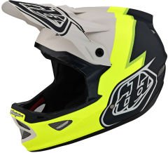 Troy Lee Designs D3 Fiberlite Fullface Kask - Sarı/Siyah