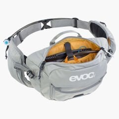 Evoc Hip Pack 3 Bel Çantası +1,5 LT Su Kesesi - Gri