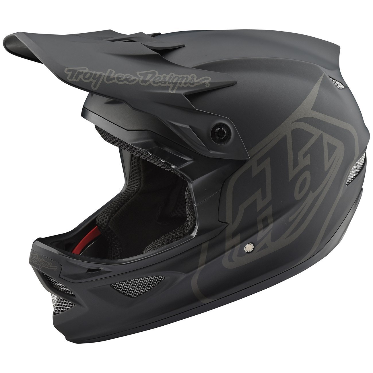 Troy Lee Design D3 Fiberlite Fullface Kask - Siyah/Gri