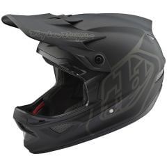 Troy Lee Design D3 Fiberlite Fullface Kask - Siyah/Gri