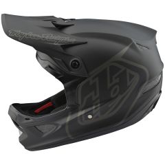 Troy Lee Design D3 Fiberlite Fullface Kask - Siyah/Gri