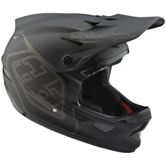 Troy Lee Design D3 Fiberlite Fullface Kask - Siyah/Gri