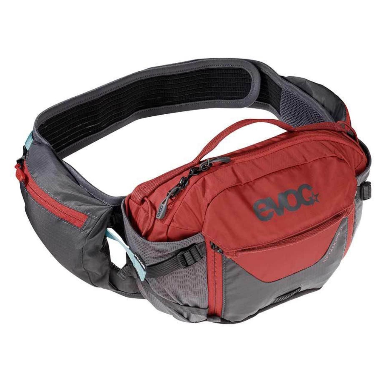 Evoc Hip Pack Pro 3 Bel Çantası - Kırmızı Gri
