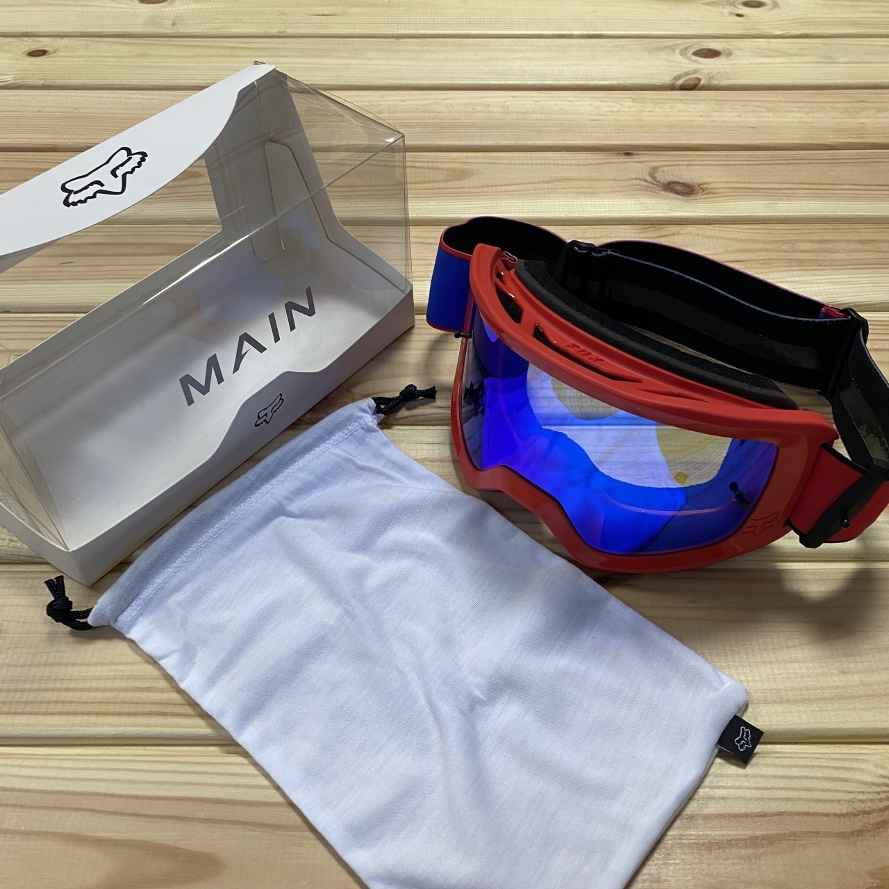 Fox Racing Main Stray Goggle Gözlük - Mirror