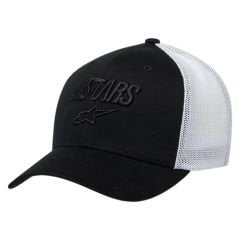 Alpinestars Angle Stretch Mesh Şapka - Siyah/Beyaz